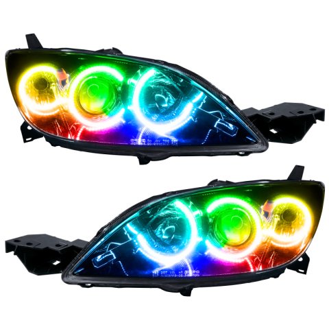 Oracle Mazda 3 04-09 Halo Kit - ColorSHIFT thumbnail 2