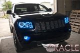 Oracle Jeep Grand Cherokee 11-13 Triple Halo Kit - ColorSHIFT w/ BC1 Controller thumbnail 9