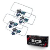 Oracle GMC Sierra 07-13 Halo Kit (New Square Ring Design) - ColorSHIFT w/ BC1 Controller thumbnail 2