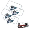 Oracle GMC Sierra 07-13 Halo Kit (New Square Ring Design) - ColorSHIFT w/ BC1 Controller thumbnail 9