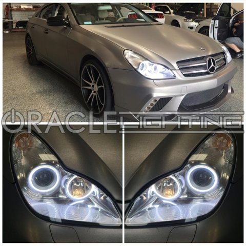 Oracle Mercedes Benz CLS 04-10 Halo Kit - ColorSHIFT w/o Controller thumbnail 5