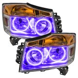 Oracle Nissan Titan 08-15 Halo Kit - ColorSHIFT thumbnail 9