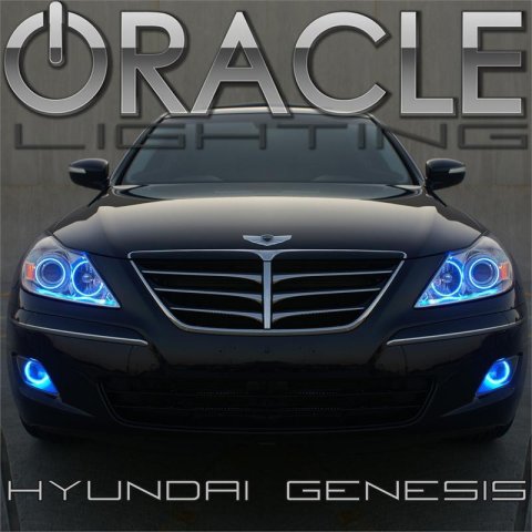 Oracle Hyundai Genesis 09-10 Halo Kit - ColorSHIFT w/ Simple Controller thumbnail 7