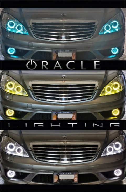 Oracle Mercedes Benz S-Class 07-09 Halo Kit - ColorSHIFT thumbnail 7