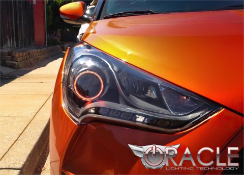 Oracle Hyundai Veloster 11-13 LED Halo Kit - White thumbnail 5