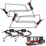 Oracle Chevy Silverado 03-06 Square Dual Halo Kit - ColorSHIFT w/ BC1 Controller thumbnail 1