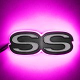 Oracle Chevrolet Camaro SS Illuminated Emblem - Pink thumbnail 1