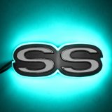 Oracle Chevrolet Camaro SS Illuminated Emblem - Aqua thumbnail 2