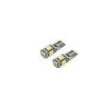 Oracle T10 5 LED 3 Chip SMD Bulbs (Pair) - Cool White thumbnail 1