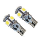 Oracle T10 5 LED 3 Chip SMD Bulbs (Pair) - Cool White thumbnail 3