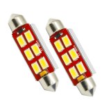 Oracle 44MM 6 LED 3-Chip Festoon Bulbs (Pair) - Cool White thumbnail 6