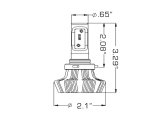 Oracle 9005 4000 Lumen LED Headlight Bulbs (Pair) - 6000K thumbnail 8