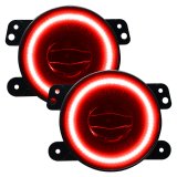 Oracle Jeep Wrangler JK/JL/JT High Performance W LED Fog Lights - Red thumbnail 2