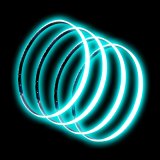 Oracle LED Illuminated Wheel Rings - Aqua thumbnail 6