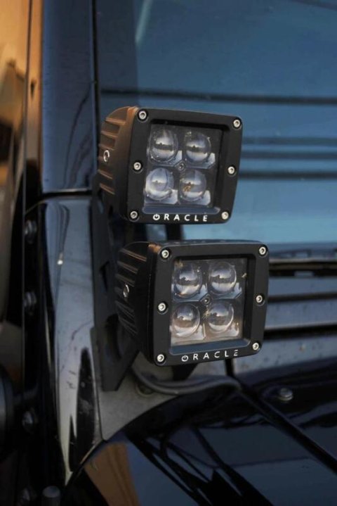 Oracle Jeep JK Dual Mounting Pillar Brackets (Pair) thumbnail 6
