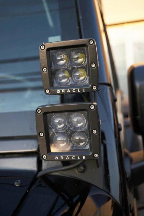 Oracle Jeep JK Dual Mounting Pillar Brackets (Pair) thumbnail 7