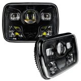 Oracle 7inx6in 40W Replacement LED Headlight - Black (Pair) thumbnail 1