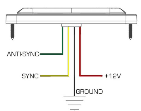 Oracle 4 LED Slim Strobe - Amber thumbnail 7