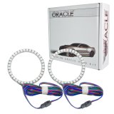Oracle Ford Mustang V6 13-14 WP LED Projector Fog Halo Kit - ColorSHIFT thumbnail 1