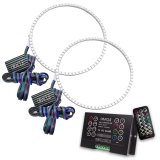 Oracle Jeep Wrangler JL/Gladiator JT LED Surface Mount Headlight Halo Kit ColorSHIFT 2 thumbnail 1
