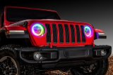Oracle Jeep Wrangler JL/Gladiator JT LED Surface Mount Headlight Halo Kit ColorSHIFT 2 thumbnail 8