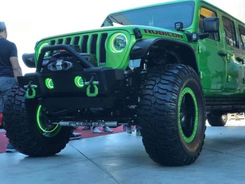 Oracle Jeep Wrangler JL/JT LED Surface Mount Headlight Halo Kit - w/ BC1 Controller thumbnail 6