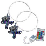 Oracle Jeep Wrangler JL/JT LED Surface Mount Headlight Halo Kit - w/ Simple Controller thumbnail 1