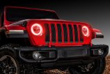 Oracle Jeep Wrangler JL/JT LED Surface Mount Headlight Halo Kit - w/ Simple Controller thumbnail 8
