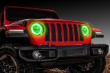 Oracle Jeep Wrangler JL/JT LED Surface Mount Headlight Halo Kit - w/ Simple Controller thumbnail 9