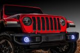 Oracle Jeep Wrangler JL/Gladiator JT LED Surface Mount Fog Light Halo Kit - White thumbnail 8