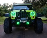 Oracle Jeep Wrangler JK 07-18 LED Waterproof Fog Light Kit - ColorSHIFT thumbnail 6