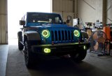 Oracle Jeep Wrangler JK 07-18 LED Waterproof Fog Light Kit - ColorSHIFT thumbnail 7
