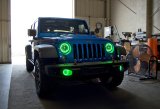 Oracle Jeep Wrangler JK 07-18 LED Waterproof Fog Light Kit - ColorSHIFT thumbnail 9