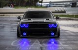 Oracle Dodge Challenger 08-14 LED Waterproof Fog Halo Kit - ColorSHIFT thumbnail 6