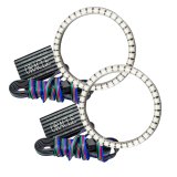 Oracle Ford Mustang Shelby Bumper 10-12 LED Waterproof Fog Halo Kit - ColorSHIFT thumbnail 5