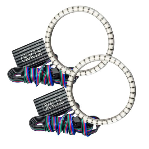 Oracle Jaguar XK8 10-12 LED Waterproof Fog Halo Kit - ColorSHIFT thumbnail 5