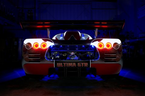 Oracle Ultima GTR LED Waterproof Tail Light Halo Kit - 4 Rings - Red thumbnail 4