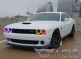 Oracle Dodge Challenger 08-14 LED Waterproof Halo Kit - ColorSHIFT w/ 2.0 Controller thumbnail 5