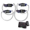 Oracle Dodge Challenger 08-14 LED Waterproof Halo Kit - ColorSHIFT w/ 2.0 Controller thumbnail 9