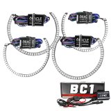 Oracle Dodge Challenger 08-14 LED Waterproof Halo Kit - ColorSHIFT w/ BC1 Controller thumbnail 1