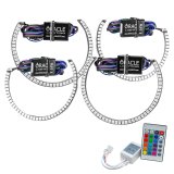 Oracle Dodge Challenger 08-14 LED Waterproof Halo Kit - ColorSHIFT w/ Simple Controller thumbnail 2