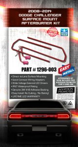 Oracle Dodge Challenger 08-14 LED Waterproof Afterburner Kit - Red thumbnail 2