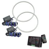 Oracle Jeep Wrangler JK 07-17 LED Waterproof Halo Kit - ColorSHIFT w/ 2.0 Controller thumbnail 6
