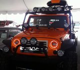 Oracle Jeep Wrangler JK 07-17 LED Waterproof Halo Kit - ColorSHIFT w/ Simple Controller thumbnail 8