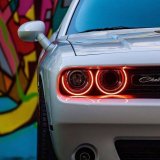 Oracle Dodge Challenger 15-21 LED Waterproof Halo Kit - ColorSHIFT thumbnail 8