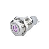 Oracle Power Symbol On/Off Flush Mount LED Switch - UV/Purple thumbnail 1