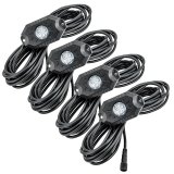 Oracle Bluetooth + RF Underbody Rock Light Kit - 4 PCS - ColorSHIFT thumbnail 9