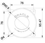 Oracle 95mm 15W High Beam LED Emitter - 6000K thumbnail 8