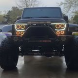 Oracle Vector Jeep Wrangler JK Grille Halo Kit - ColorSHIFT thumbnail 8
