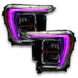 Oracle 21-22 Ford F-150 ColorSHIFT RGB+W Headlight DRL Upgrade Kit w/ RF Controller thumbnail 4